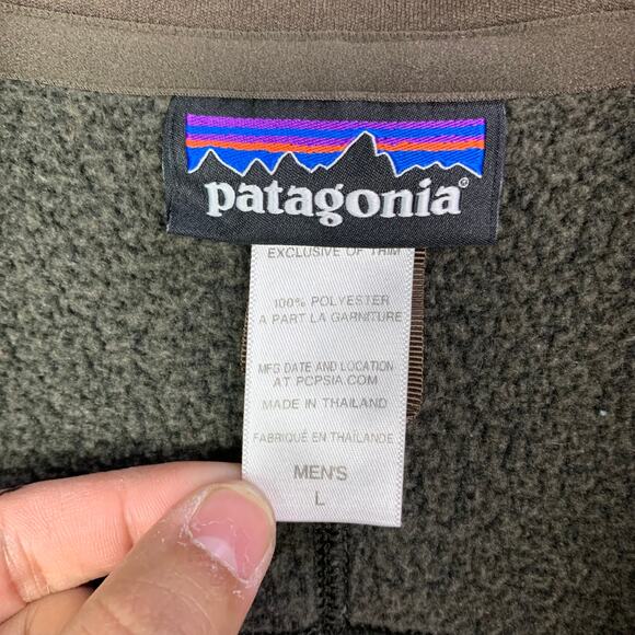 Patagonia better sweater 1/4 zip men’s size large  jacket - Picture 8 of 8